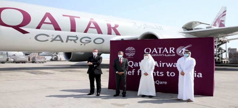 Qatar Airways Cargo Hindistan’a Tıbbi Yardım Paketi Taşıyor
