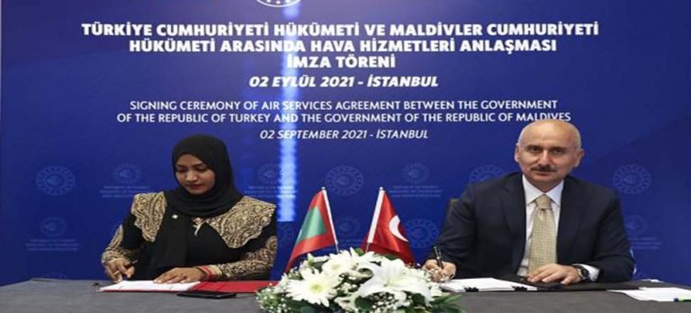 Türkiye ile Maldivler arasında “Hava Hizmetleri Anlaşması” imzalandı