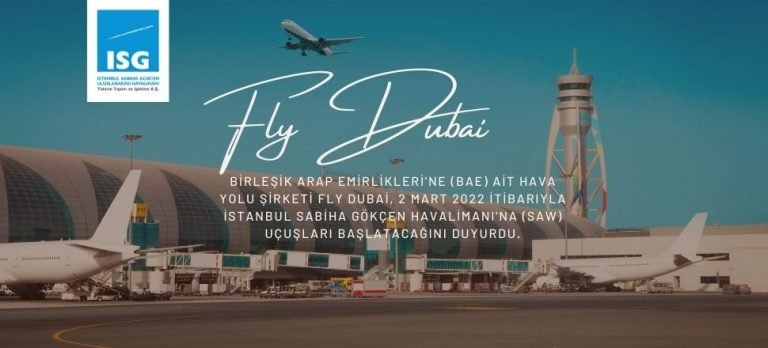 Fly Dubai, Sabiha Gökçen Havalimanı uçuşlarına başlıyor