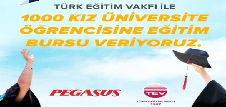 Cumhuriyetin 100’üncü yılında Pegasus’tan 1000 kız öğrenciye burs