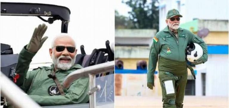 Hindistan Başbakanı Modi, yerli savaş uçağı Tejas ile deneme yaptı