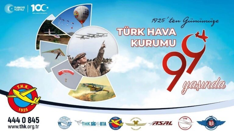 Türk Hava Kurumu, 99. Yılını Coşkuyla Kutluyor: Havacılığa 99 Yıldır Liderlik
