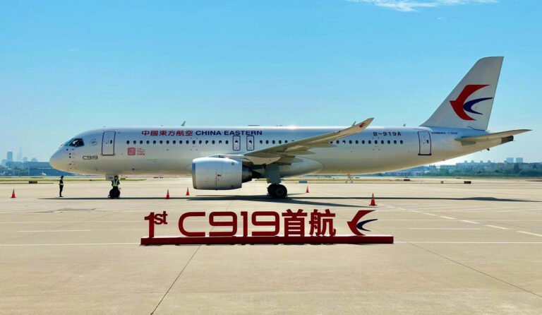 China Eastern Airlines, COMAC’tan Beşinci C919 Uçağını Başarıyla Teslim Aldı