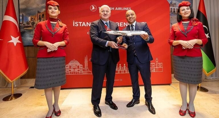 THY, 10 Yıl Sonra Bingazi Seferlerine Yeniden Başladı